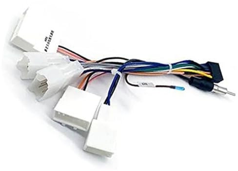 DEMULAX Faisceau de câblage Femelle Universel Adaptateur d'autoradio connecteur Prise de Fil, for Toyota, Camry, for Corolla, for RAV4, Yaris 2004+ Câble Adaptateur pour autoradio