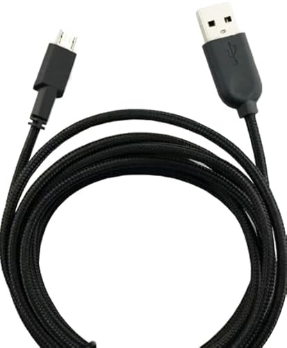 DUSTEWQ Replacement Micro-USB charging cable compatible with Alienware wired/wireless gaming mouse 610M, AW610M,310M mouse (6.6FT)