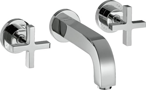 hansgrohe 3-Loch Waschtischarm.Axor Citterio Wand Fertigset lang m.Kreuzgriffen