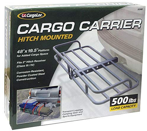 Allied International 32500 Gepäckträger, 121,9 x 49,5 cm, fest, 227 kg, Schwarz