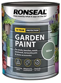 Ronseal RSLGPW750 GPW750 Garden Paint Willow750ml, Willow, 750 ml