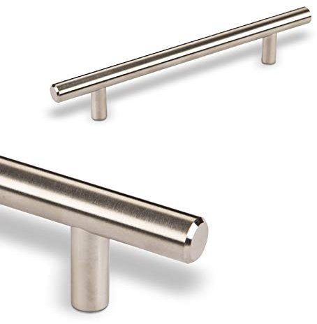 20 x SO-TECH® Stangengriffe mit Ø 12 mm Edelstahlrohr/BA 128 mm Möbelgriffe Relinggriffe