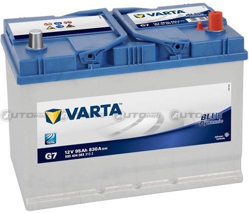 BATERÍA VARTA BLUE DYNAMIC G7 95 ah 830 ah