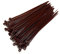 Small Standard Nylon Cable Ties 2.5mm in Width Zip Straps, Pack of 100 (2.5mm x 160mm, Brown)