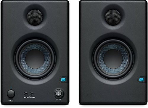PreSonus Eris E3.5 - Monitor multimediali professionali di riferimento da 3,5 con accordatura acustica (coppia) (rinnovato), Cablato, Nero