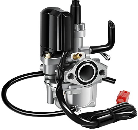 Wilktop 17mm Vergaser, Roller Vergaser Motorrad Carburetor mit E-Choke 2-Poligern Anschluss