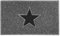 Nicoman STAR Door Mat｜Entrance Barrier Dirt-Trapper Floor Mat｜Patio Garden Conservatory Doormat｜Indoor Outdoor Matt｜Charcoal with Black Star, 75x44cm (29.5x17.3inches)