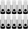 Aiibe Lot de 50 clés USB 2.0 de 2 Go en vrac - Vente en gros (2 Go, noir)