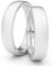 Kolibri Rings Partnerringe Silber 925 Paarpreis Massiv 5 mm Breite Nickelfrei Freundschaftsringe Trauringe Eheringe 100% Made in Germany- Inkl. Gratis Etui + Gravur (Schrägmatt)
