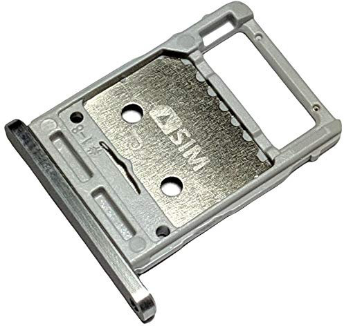 Tiroir Carte SIM et Support Micro-SD pour Samsung Galaxy Tab S7, Piece de Remplacement Original, Argenté