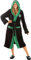 Funidelia Bata Oficial de Slytherin - Harry Potter para hombre y mujer, Merchandising Hogwarts adultos para regalar en Navidad y Cumpleaños., Disfraces de Carnaval, Halloween y Fiestas – Talla S-M