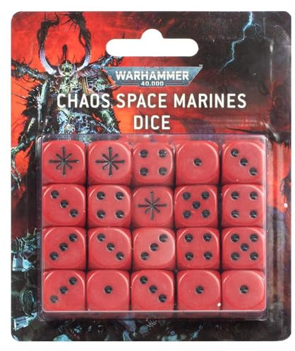 Games Workshop - Warhammer 40.000 - Chaos Space Marines Würfel