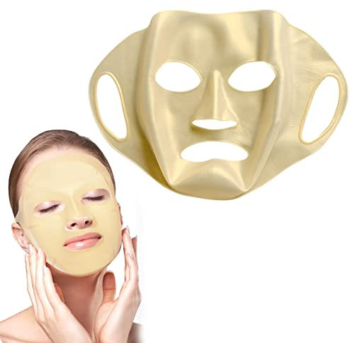 3D Maschera per il viso, mascherina riutilizzabile in silicone Maschera per il viso idratante viso idratante