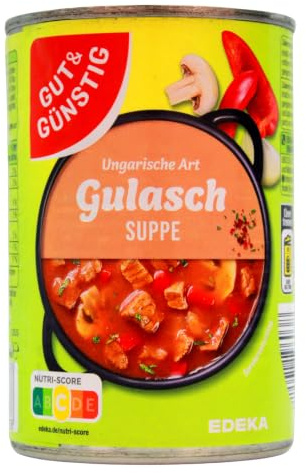 Gut & Günstig Gulasch-Suppe ungarische Art, 6er Pack (6 x 400ml)