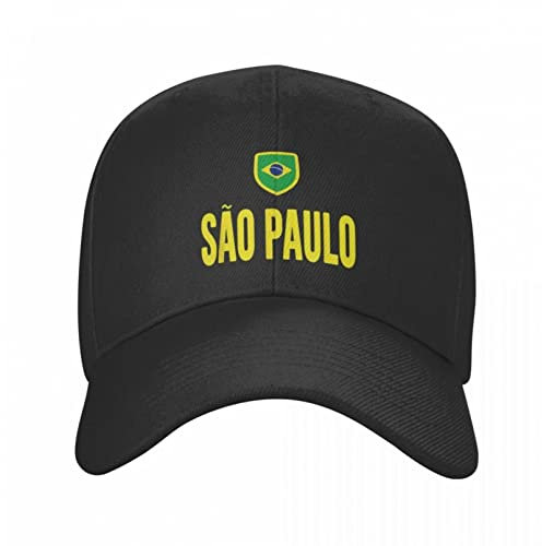 Baseballmütze Sao Paulo Brasilien Travel City Sun Baseball Cap Hüte verstellbar für Männer Frauen Unisex Cool Outdoor Fußball Hüte