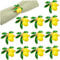 Gcroet 12pcs Zitronen -Serviettenringe Metallemon Serviettenhalter Serviette Buckle Halter Serviettenhalter für Hochzeit Dinnerparty Bankett