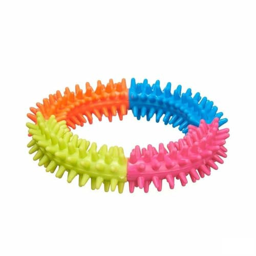 Mascow Hundespielzeug aus Silikon, 12,5 x 2,5 x 12,5 cm, 12 Stück