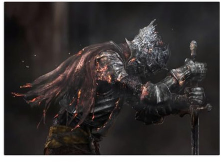 Displate Offiziell Dark Souls MetallPoster Magnetische Befestigung Inklusive Lizenziert Bilder Hochwertiges Poster Dark Souls III Poster 45 cm x 32 cm