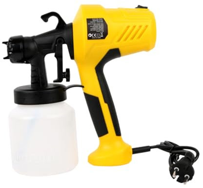 OSALADI Elektrische Spritzpistole 400w [abnehmbar][hoher Druck][latexfarbe Sprühsystem][für Wand Auto Lackierer][gelb Eu Spannung