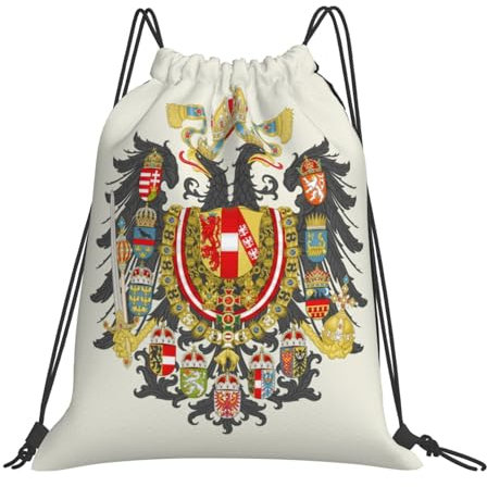 Gym Bag Ungarn Wappen Österreich Reiserucksack Alltag Turnbeutel Mit Kordelzug Unisex Sportrucksack 36X42Cm Für Mädchen, Jungen, Schwimmen