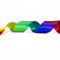 YYCRAFT Regenbogen-Satinband, 5,1 cm, 45,7 m, Bastelband, Stoffband für Geschenkverpackungen, Blumensträuße, Hochzeit, Party, Dekoration