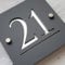 Letrero de número de casa personalizado, placas de dirección personalizadas con nombre de calle, números de casa para exteriores, placa flotante 3D moderna para puerta, placas para exteriores y arte