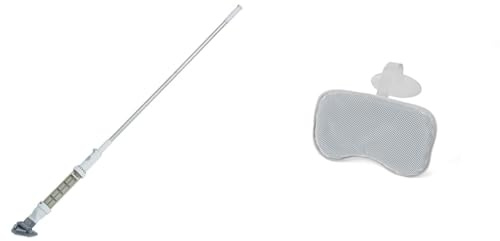 Bestway Lay-Z-SPA Xtras akkubetriebener Pool- und Whirlpoolsauger 150 x 16,8 x 9,6 cm & Lay-Z-SPA Xtras Gepolstertes Nackenkissen