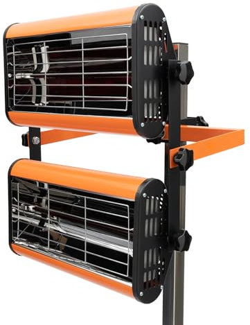 2 x 1000 W Infrarot-Lack-Trockner, Infrarot-Trockner, Autolack für Auto, Körper, Reparatur, Farbe, Trockner, Teiltrockner, Möbel etc