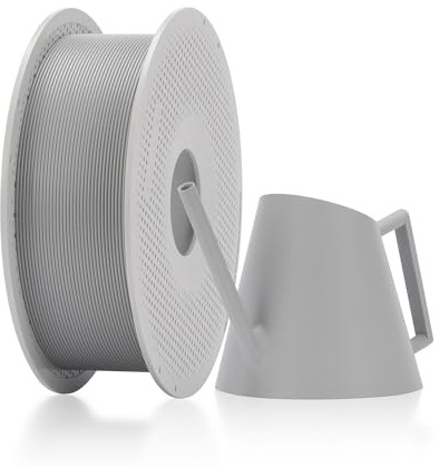 Bambu Lab PETG HF 3D-Drucker-Filament, 300 mm/s Hochgeschwindigkeits-Filament, einfach zu bedruckendes PETG mit glatter Oberfläche, 3D-Druckmaterial, 1 kg, Grau
