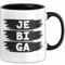 Balkan Jebiga Tasse Bosna Hrvatska Srbija Jugo (Schwarz)