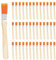 40 Pieces Paint Brushs Glue Brush Wooden Handle Nylon Paint Brushs Yellow Brush Gloss Paint Brush 1/2 Inch Paint Brush for Cleaning Dust,Walls, Touch Up, Cabinets, Fences, Edge Painting Tool (11Mm)