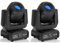 2Packs 100W Lyre LED Jeux de Lumiere 8 Gobos 8 Couleurs RGBW Projecteur pour Club Bar Disco Party Scène Luminaires