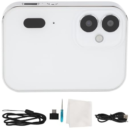 Sunicon Touch Screen digital Camera, 64MP 4K Digital Camera Night Vision Triple Lens 3 Inch HD Touch Screen Entertainment Digital Camera OTG Transmission 3600mAh