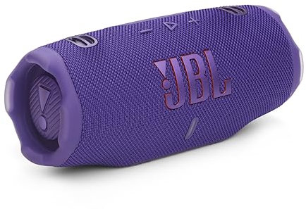 JBL Charge 6 - Altoparlante Bluetooth portatile, impermeabile e a prova di caduta, suono Bold Pro con AI Sound Boost, 28 ore di riproduzione, powerbank integrato e viene fornito con una robusta