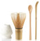 Matcha Tea Set with Matcha Whisk and Spoon, Ceramic Matcha Whisk Holder Matcha Making Kit(White)