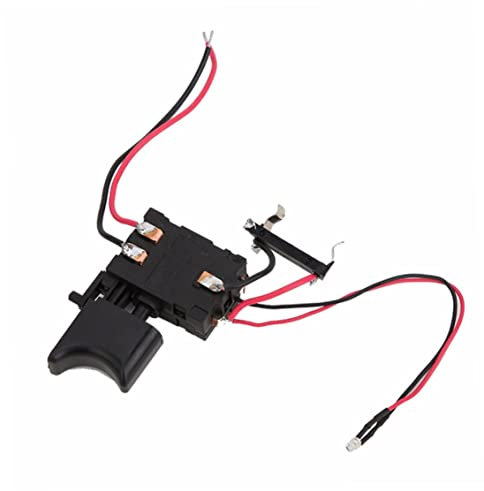 Interrupteur de forage électrique 12V FA2-16 / 1WEK Lithium Batterie sans fil Contrutage de vitesse de forage sans fil pour le forage électrique noir
