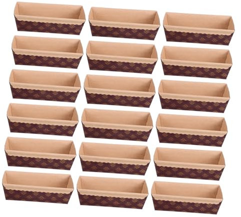 DECHOUS 25pcs Mini Loaf Pans for Baking Bread Paper Baking Pans Small Bread Tray Paper Cake