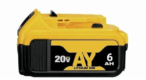 20V/60V MAX Replacement Li-ion Battery Compatible with DeWalt DCB547-XJ DCB200 DCB201 for Flexvolt Tool Batteries(1Pcs 6.0Ah 20V)