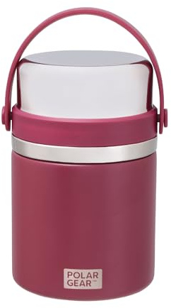 Polar Gear 600ml Insulated Food Flask For Hot Food - Soup Flask + Spoon