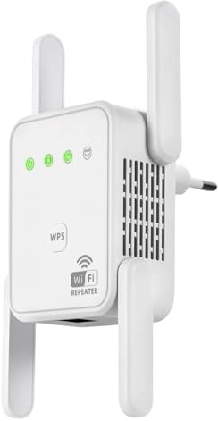 WLAN Verstärker, 1200Mbit/s WLAN Repeater,5G&2.4G Dualband Ultraxtender WiFi Verstärker mit LAN anschluss, AP Modus, WPS, Kompatibel mit 99% Standard-WiFi Routern, Keine Geräteverbindung eingeschränkt