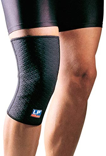 LP Support 706CA Knie-Bandage - Kompressionsbandage, Größe:S, Farbe:schwarz