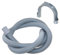 Washing Machine Drain Outlet Hose and Hook Fits Universal with 22/ 30 mm Fitting, 1.5 m