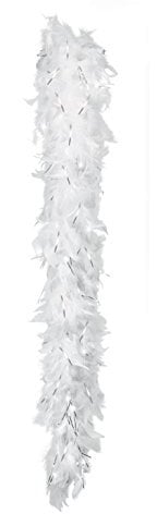 Boland - Federboa 50 g, Länge ca. 180 cm, 20er Jahre, Gatsby, Karneval, Halloween, Fasching, Mottoparty, Kostüm, Theater