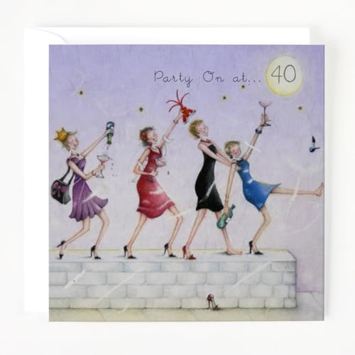 40th Birthday Card Party On at 40 (Ladies Who Love Life)