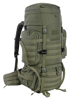 Tasmanian Tiger Raid Pack MKIII 52 Liter Militär Outdoor Rucksack mit abnehmbarem Hüftgurt, Molle System und Trinksystem-Vorbereitung (Oliv)