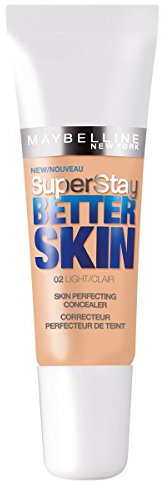 2 x Maybelline New York Superstay Better Skin Concealers 11ml - 02 Light