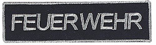 Aufnäher Patches - Feuerwehr - 04072/1 marine - Gr. ca. 9cm x 2,5cm
