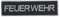 Aufnäher Patches - Feuerwehr - 04072/1 marine - Gr. ca. 9cm x 2,5cm