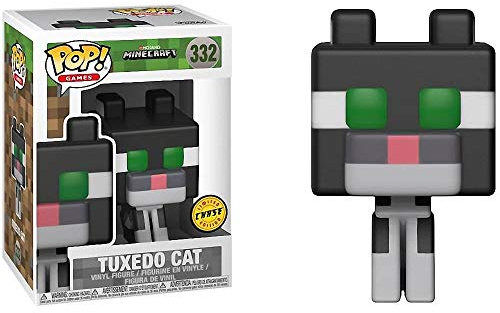 Funko Pop! Games Minecraft Tuxedo Cat 3.75 Chase Variant Vinyl Figure