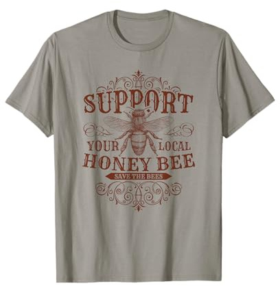 Beekeeping Tshirt Support Your Local Honey Bee Beekeeper Tee T-Shirt